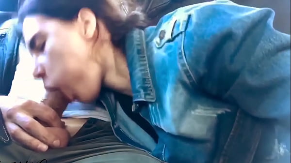 Girl Sucks Huge Cock From A Stranger In The Car, Swallows His Load Right In Her Mouth