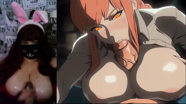 Hot Slutty Mom Showing Off Her Huge Natural Tits While Watching Hentai With The Cam On
