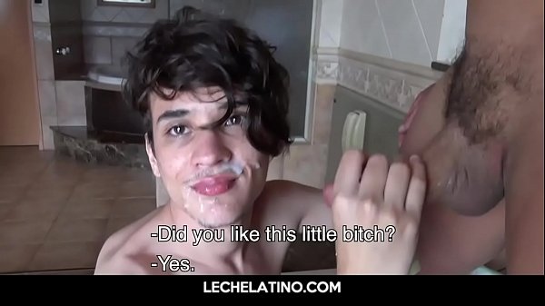 Hottest Latin Twink Takes A Thick Load From An Older Daddy Right On His Face