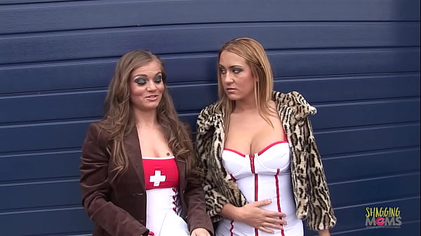 Two Broke Nurses Suck Cock Together To Pay For Their Sexy Lingerie.
