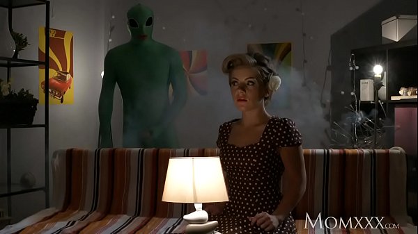 Mom Lonely Housewife Gets Drilled Deep By Alien On Halloween Night