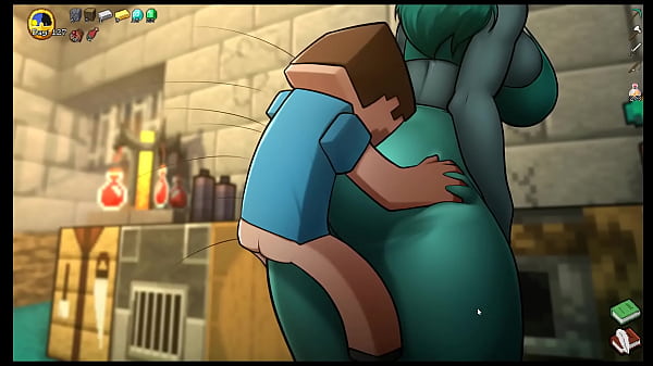 Check Out Hornycraft Ep.39: Huge Yoga Pants Thighs Giving A Nasty Thighjob, Pure Porn Parody Hentai Game Action