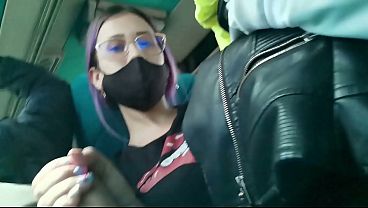 Public Bus Slut Gets Face Fucked And Creampie Filled By Blakeproductions
