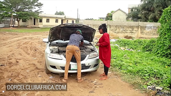 Busty Ebony Mechanic Gets Paid With Wild, Nasty Sex