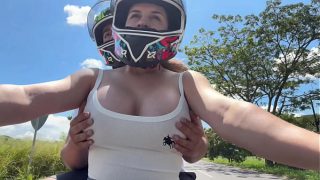 My Stepmom Picks Me Up After School Braless, Tits Barely Hidden Under Her Shirt.