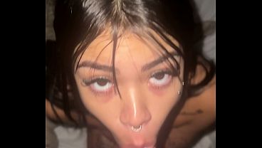 Top Teen Model Takes It Deep In Her Throat