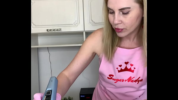 Hot Chick Waxes A Rock-hard Cock Until It’s Smooth And Shiny