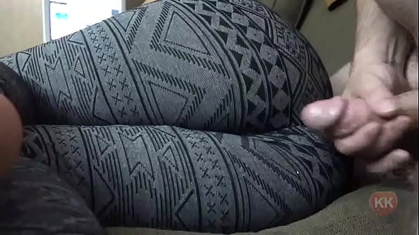 Cum All Over Her Yoga Pants
